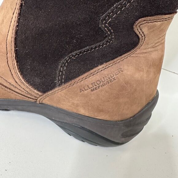 Allrounder by Mephisto Waterproof Hiking Boots Tall Leather Plaid Size 8 - Picture 9 of 12